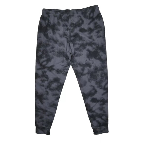 UA Rival French Terry Joggers in Black / Jet Gray / Onyx White - Picture 4 of 6